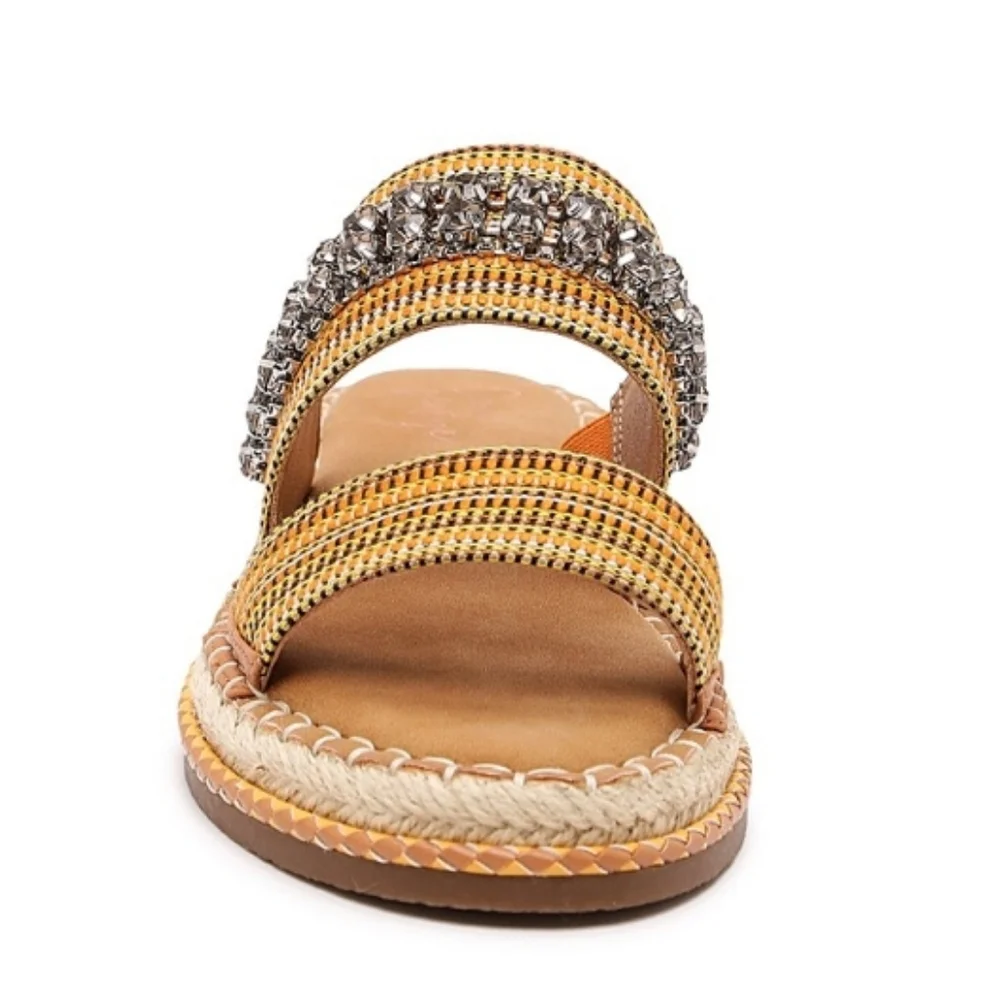 👣CROWN VINTAGE 💫Miyan Espadrilles Sandals in Merigold/Quicksand footwear